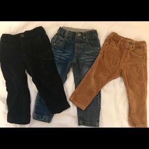 📍SOLD📍Lot of 3 Toddler Fall/Winter Jeans